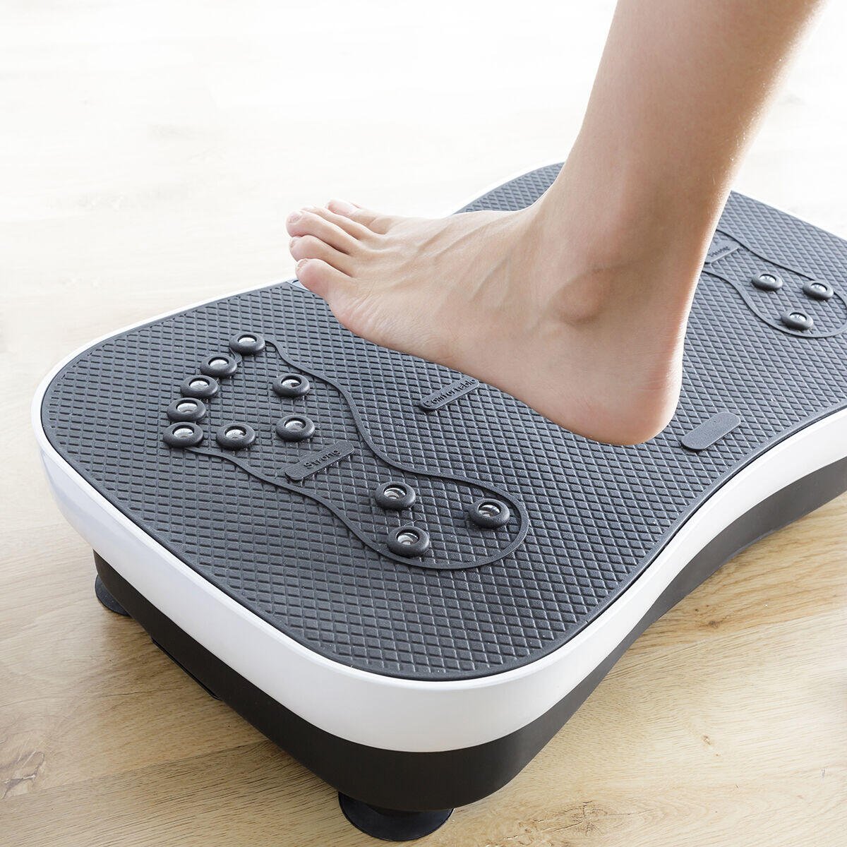 Plataforma Vibratoria de Entrenamiento con Accesorios y Guía de Ejercicios Vybeform - innovagizmo.com