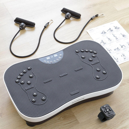 Plataforma Vibratoria de Entrenamiento con Accesorios y Guía de Ejercicios Vybeform - innovagizmo.com
