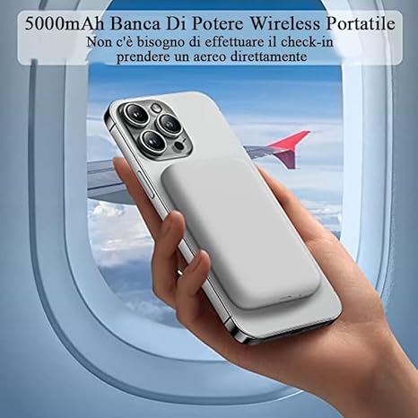 Power Bank de 5000 mAh Carga Inalámbrica y por Cable - innovagizmo.com