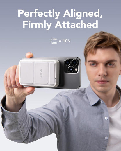 Power Bank Magnético 10000mAh con Carga Inalámbrica Rápida y Compacta - innovagizmo.com