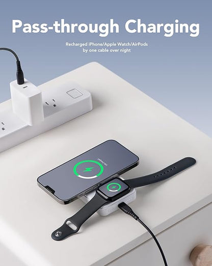 Power Bank Magnético 10000mAh con Carga Inalámbrica Rápida y Compacta - innovagizmo.com