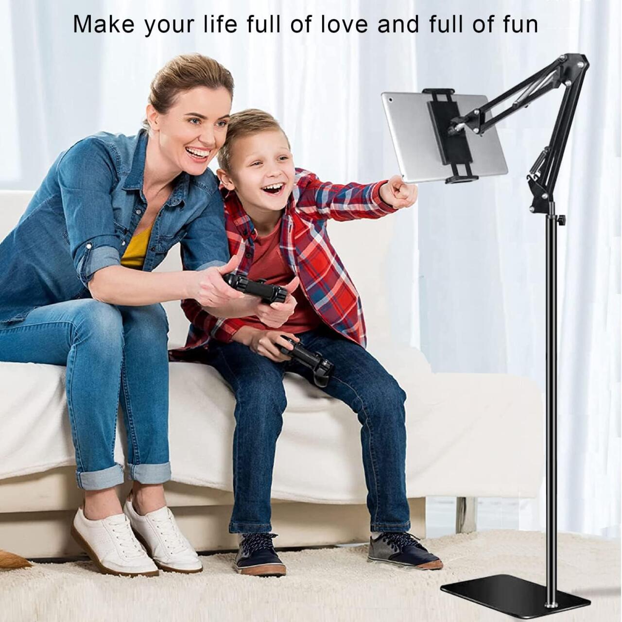 Soporte Profesional de Suelo para Smartphones y Tablets