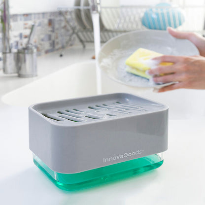 Dispensador de Jabón 2 en 1 para Fregadero Pushoap