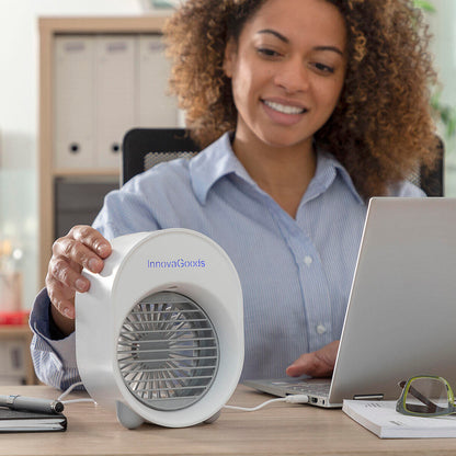 Mini Climatizador Humidificador por Ultrasonidos con LED Koolizer