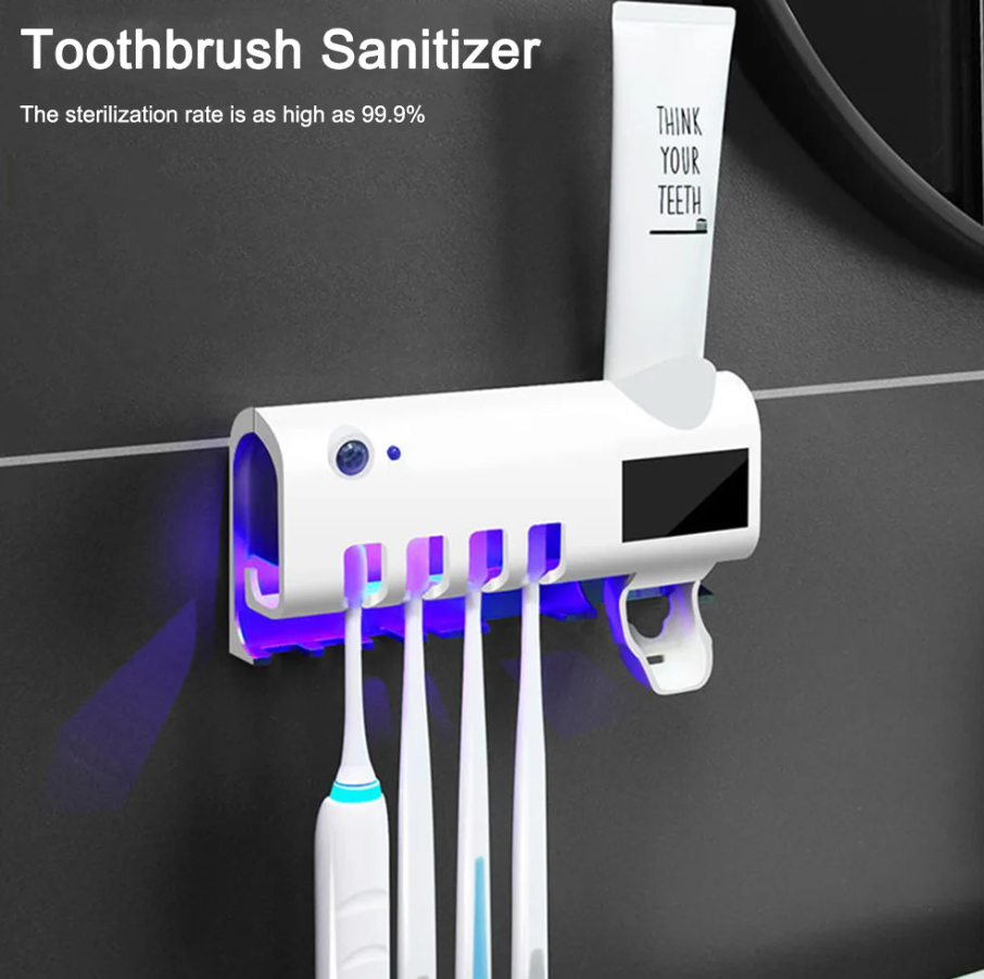 Esterilizador y Dispensador de Cepillos de Dientes con Tecnología UV