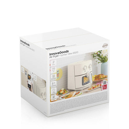 Freidora de Aire Vynner Pro 6500 Crema 1700 W 6,5 L Acero Inoxidable