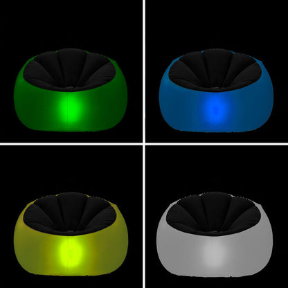 Sillón Hinchable LED Multicolor + Mando | InnovaGoods