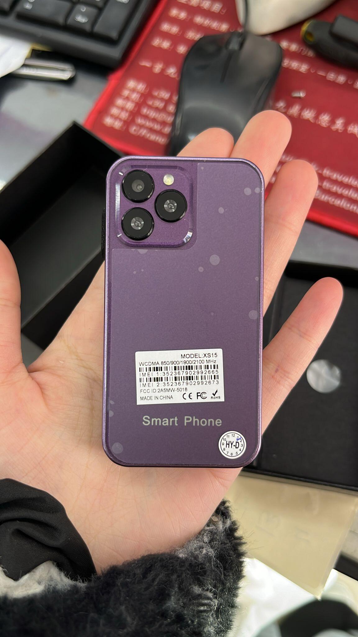 XS15 Mini Smartphone 3G 📱 Ultraligero, Doble SIM, Android y Portátil | Tu Segundo Móvil Ideal