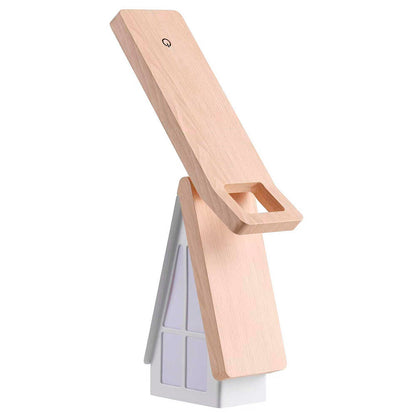 Lámpara de Mesa LED Recargable: Diseño Cabaña Portátil e Inalámbrico