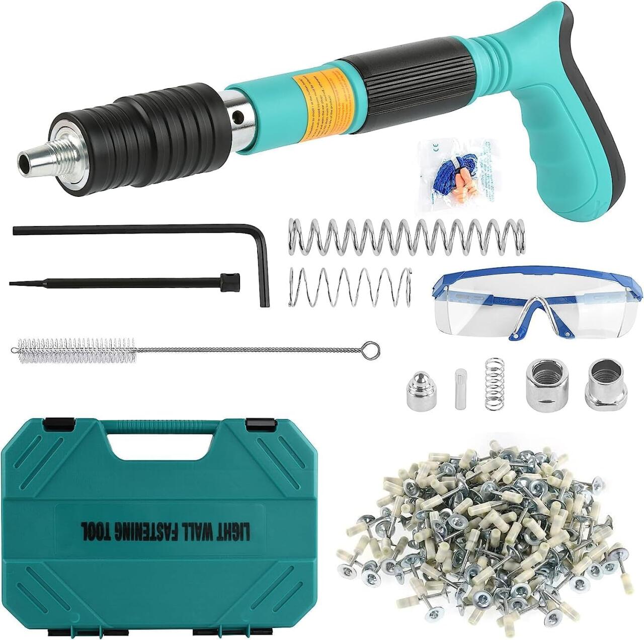 Herramienta Manual para Fijación con Clavos – 5 Niveles de Fuerza para Concreto y Ladrillo
