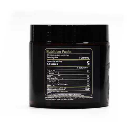 Gominolas de Shilajit Puro del Himalaya – Energía Natural, Enfoque y Vitalidad
