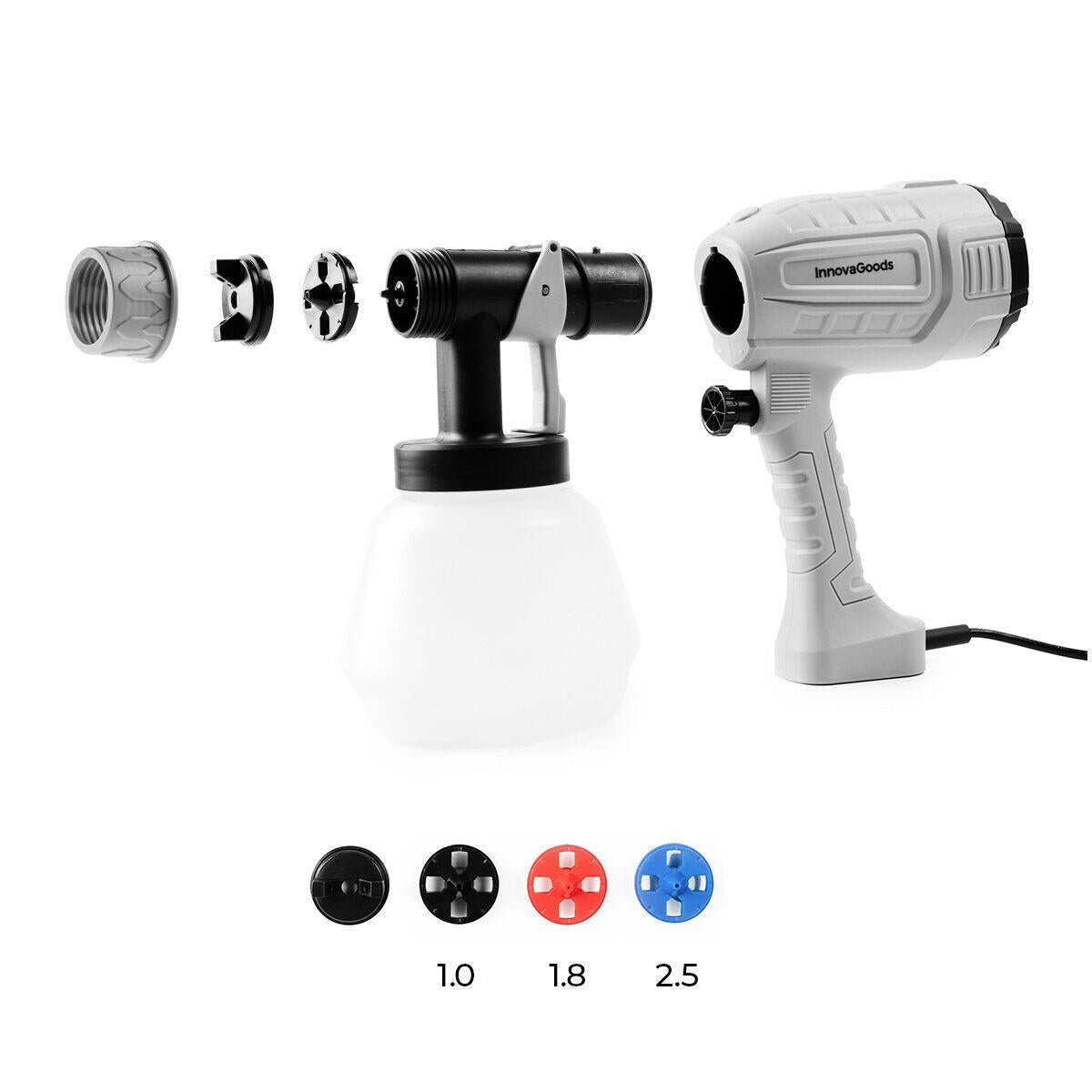 Pulverizador Eléctrico de Pintura 500W HVLP – Alta Precisión y Acabado Profesional