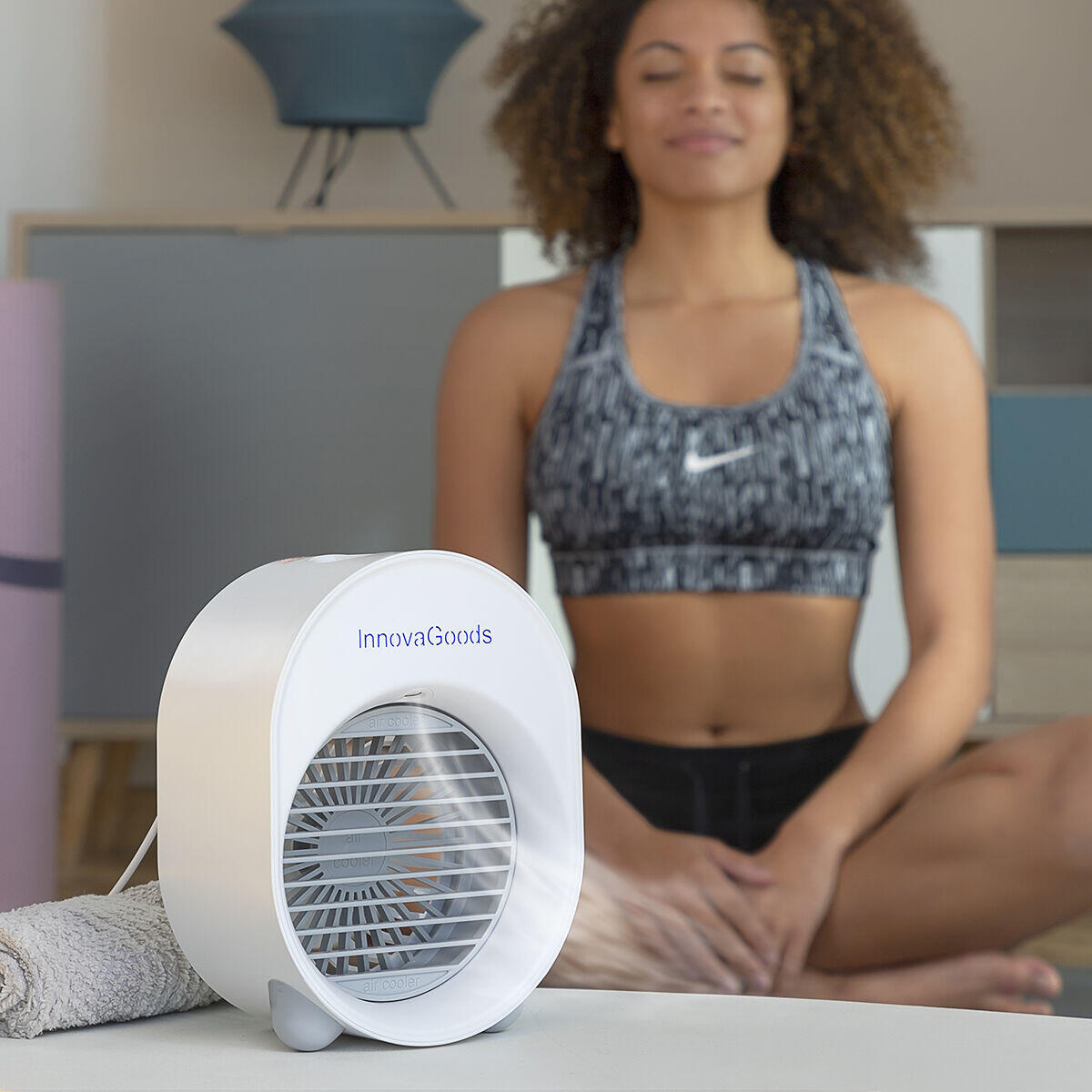 Mini Climatizador Humidificador por Ultrasonidos con LED Koolizer