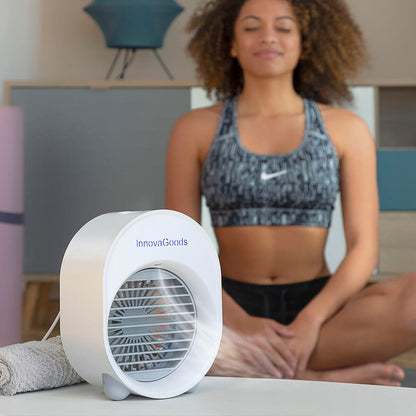 Mini Climatizador Humidificador por Ultrasonidos con LED Koolizer