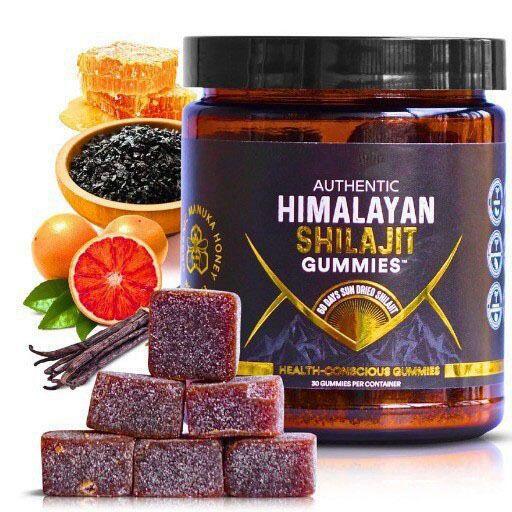 Gominolas de Shilajit Puro del Himalaya – Energía Natural, Enfoque y Vitalidad