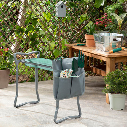 Banco de Jardinería Plegable con Bolsa para Herramientas 3 en 1 Situl