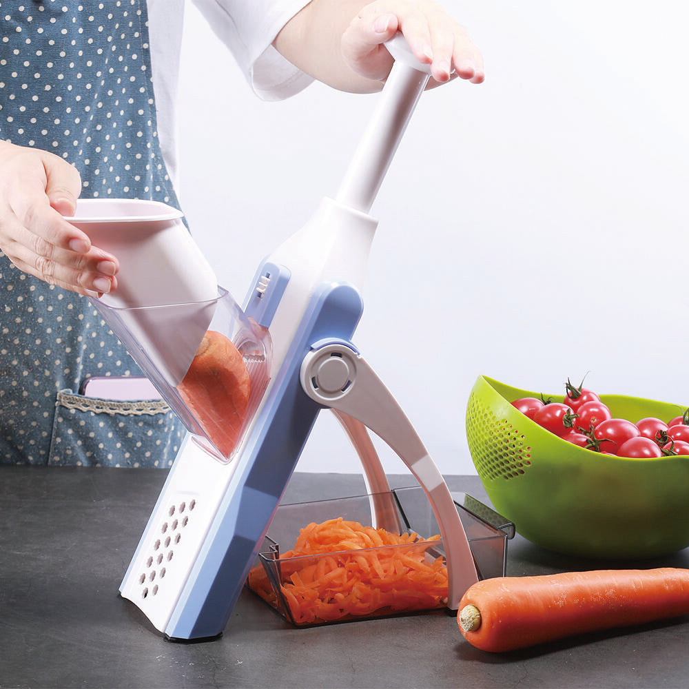 Mandolina Cortador de Verduras 4 en 1 – Rápido, Seguro y Multifuncional