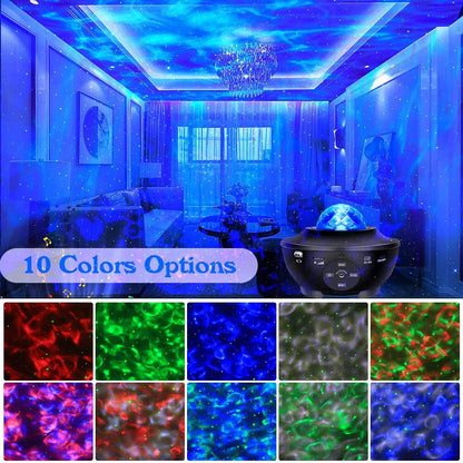 Proyector Estrellas Galaxia Altavoz Mando Distancia - innovagizmo.com