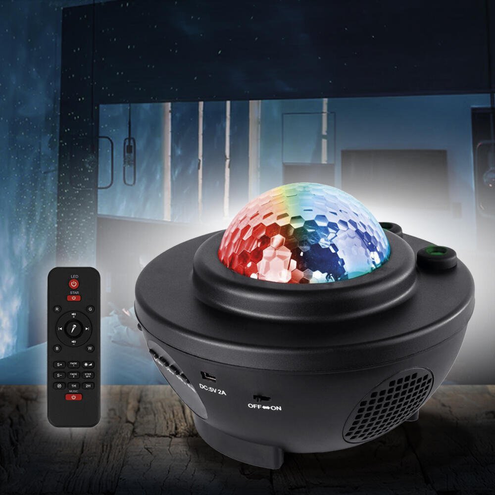 Proyector Estrellas Galaxia Altavoz Mando Distancia - innovagizmo.com