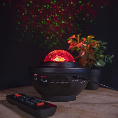 Proyector Estrellas Galaxia Altavoz Mando Distancia - innovagizmo.com