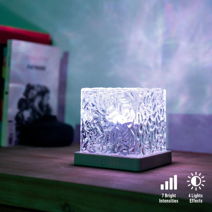 Proyector LED de Auroras Boreales Recargable Boralamp InnovaGoods - innovagizmo.com