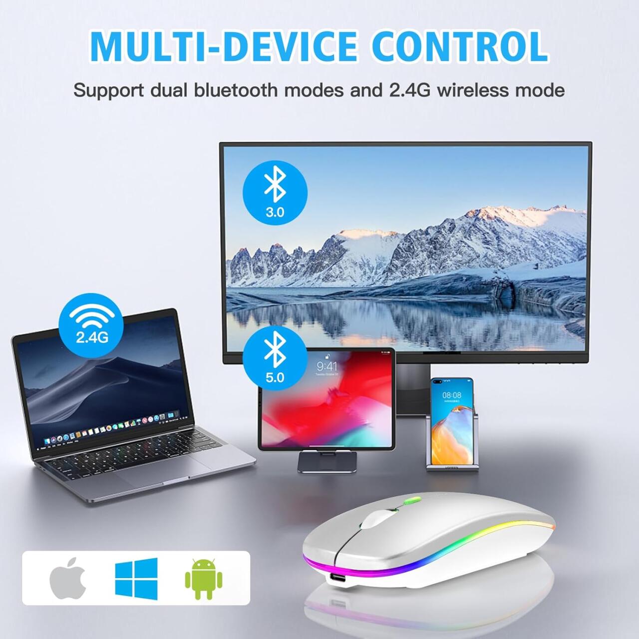 Ratón Inalámbrico – Precisión, Comodidad y Estilo sin Cables - innovagizmo.com