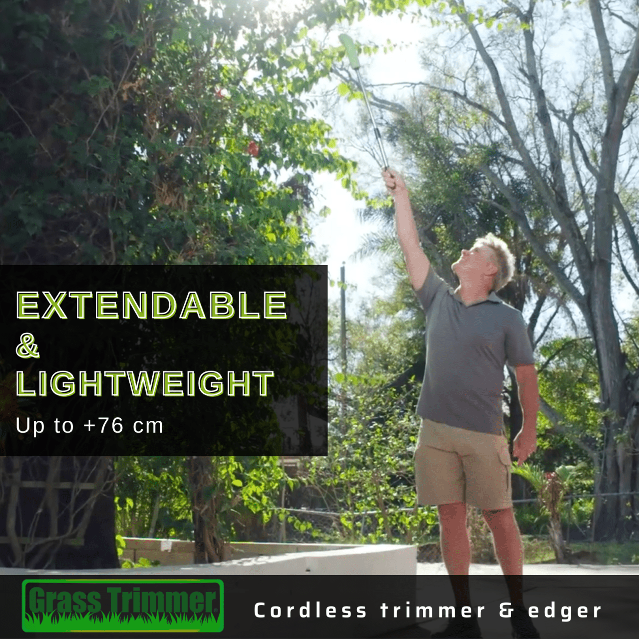 Recortadora de Césped sin Cables Grass Trimmer Portátil