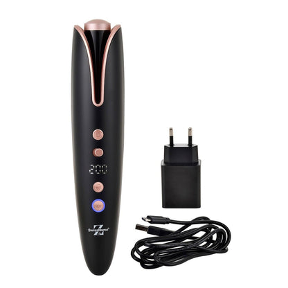 Rizador de Pelo Swiss Home 'Afrodite' con 4 Ajustes de Calor, Infrarrojos, Batería Li - Ion y Pantalla LED - innovagizmo.com