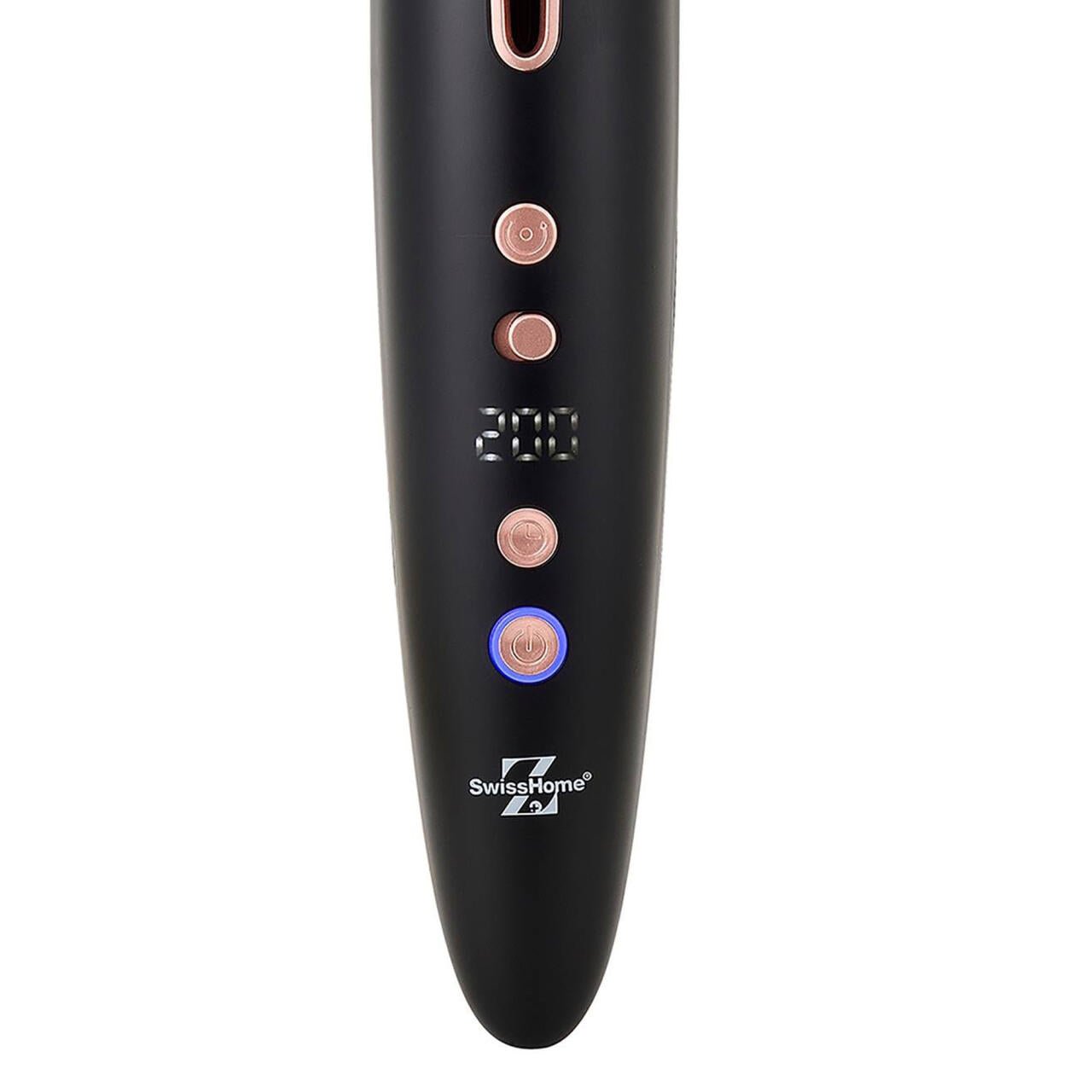 Rizador de Pelo Swiss Home 'Afrodite' con 4 Ajustes de Calor, Infrarrojos, Batería Li - Ion y Pantalla LED - innovagizmo.com