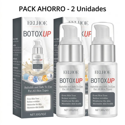 EELHOE BOTOXUP Crema Antiarrrugas Reafirmante Antiedad Facial - Efecto Tensor y Tono Uniforme 30g