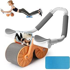 Rodillo de entrenamiento para abdominales con soporte para codos - innovagizmo.com