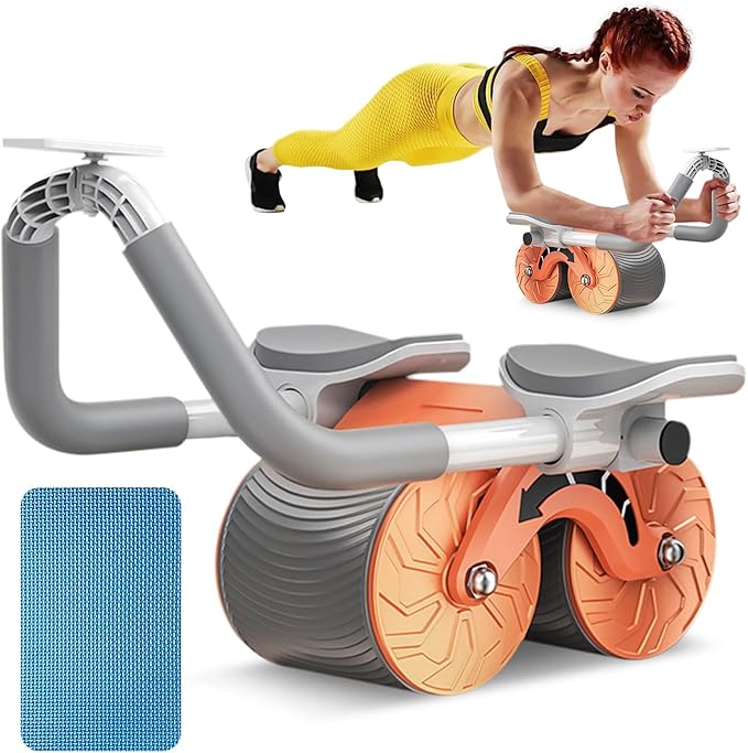 Rodillo de entrenamiento para abdominales con soporte para codos - innovagizmo.com