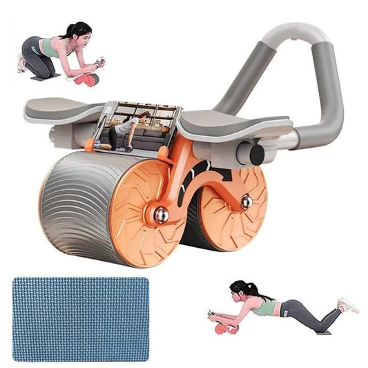 Rodillo de entrenamiento para abdominales con soporte para codos - innovagizmo.com