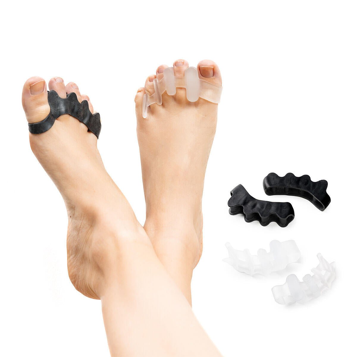 Separadores de Dedos para Relajación y Deporte Toelax InnovaGoods 4 Unidades - innovagizmo.com