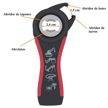 Set de Abridores Tarros y Botellas Multiusos - innovagizmo.com