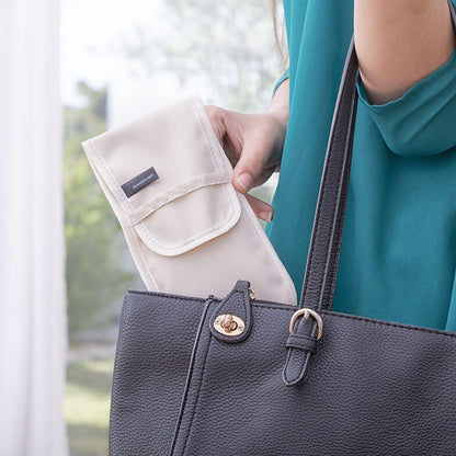 Set de Brochas de Maquillaje de Madera con Funda de Transporte Miset InnovaGoods 5 Unidades - innovagizmo.com