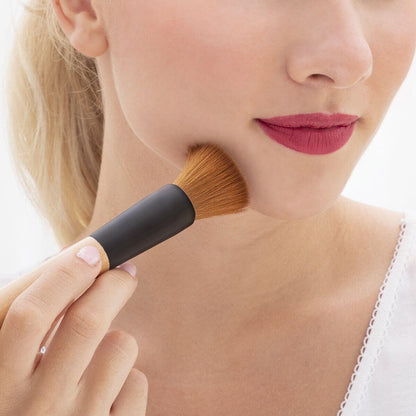 Set de Brochas de Maquillaje de Madera con Funda de Transporte Miset InnovaGoods 5 Unidades - innovagizmo.com