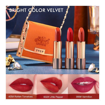 Set de Labiales Velvet Mate TVLV (3 Unidades) - innovagizmo.com
