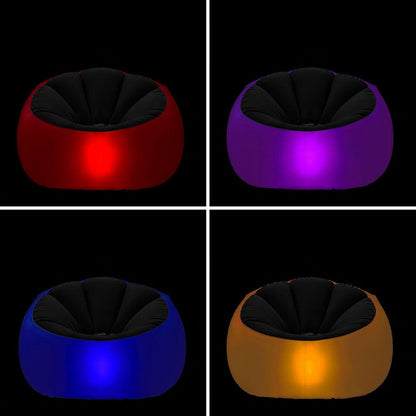 Sillón Hinchable LED Multicolor + Mando | InnovaGoods - innovagizmo.com