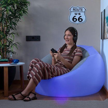 Sillón Hinchable LED Multicolor + Mando | InnovaGoods - innovagizmo.com