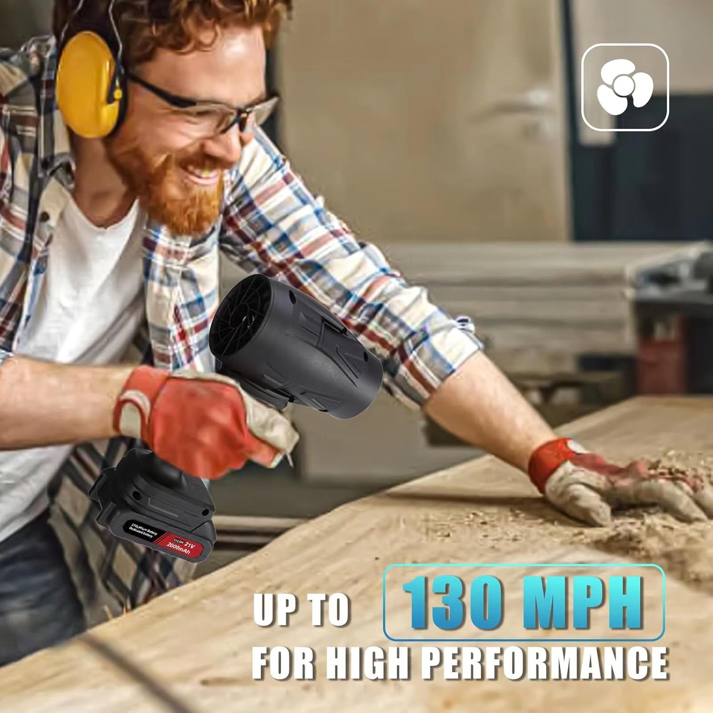 Soplador de aire potente + dos bateria - innovagizmo.com