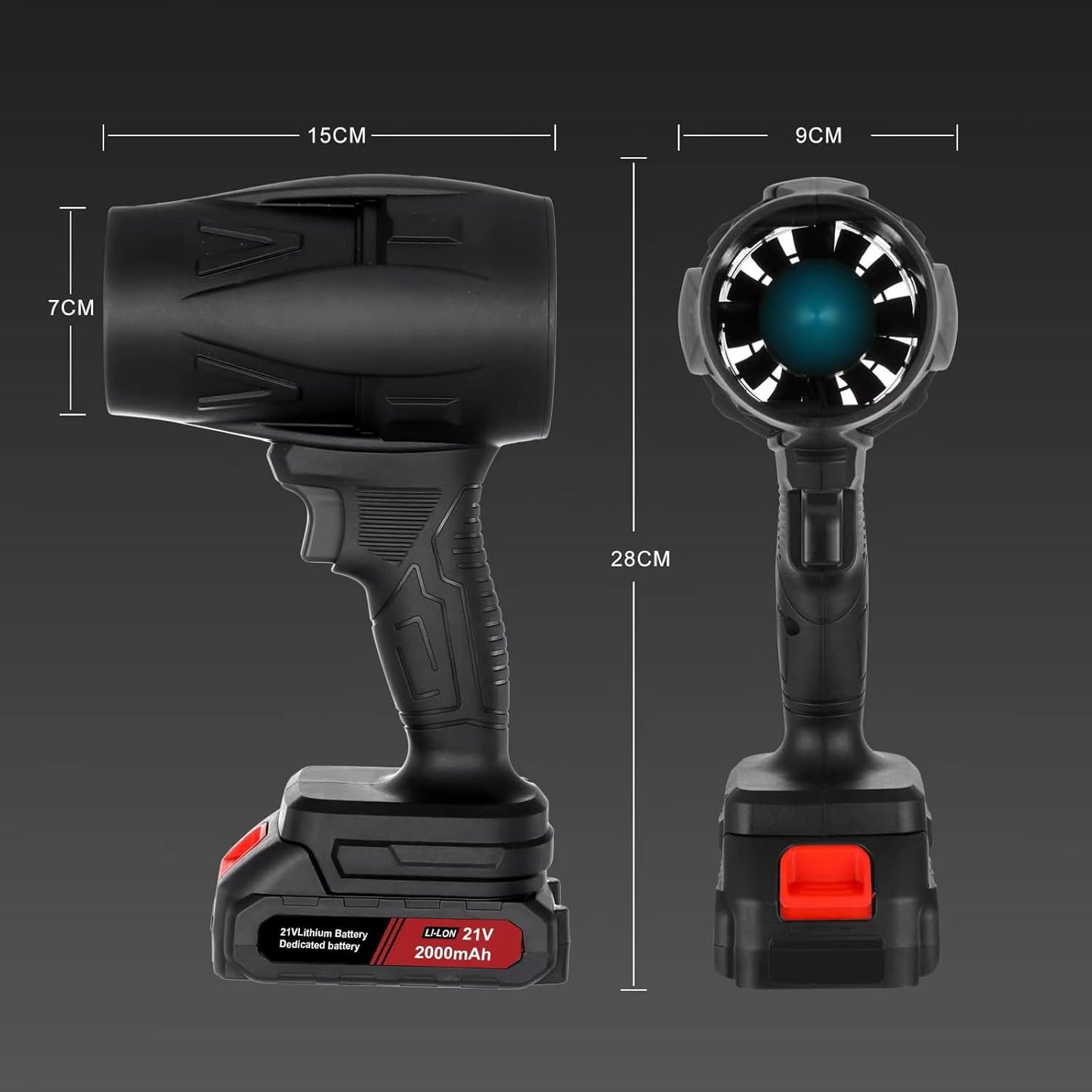 Soplador de aire potente + dos bateria - innovagizmo.com