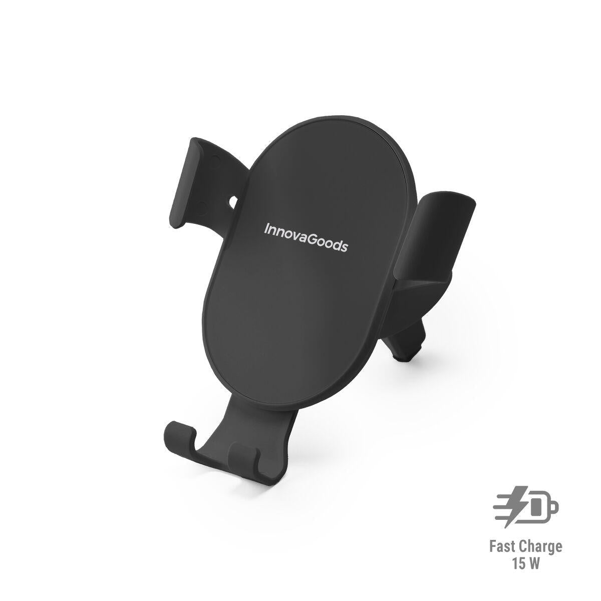 Soporte Cargador Rápido Inalámbrico para Coche Chakar InnovaGoods - innovagizmo.com
