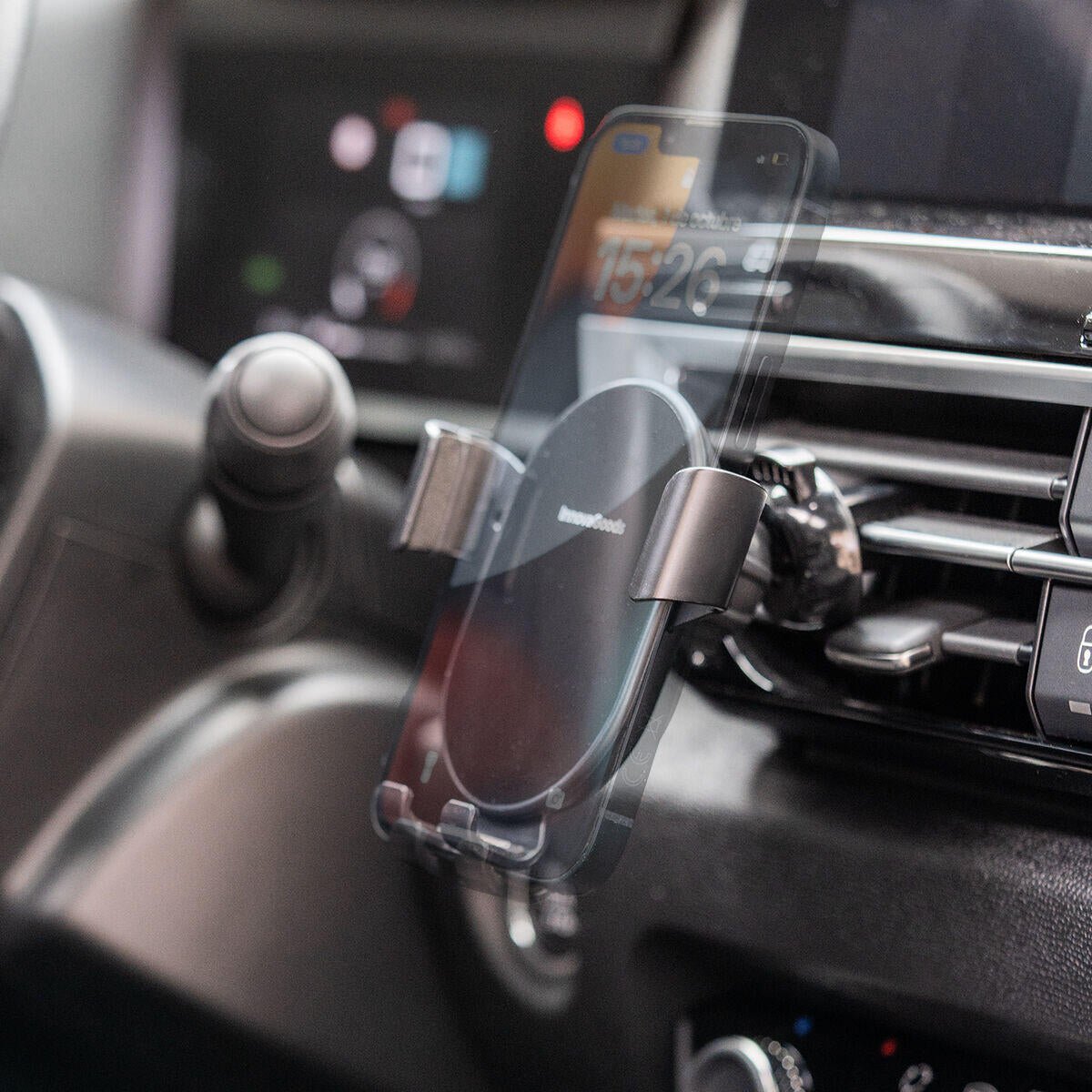 Soporte Cargador Rápido Inalámbrico para Coche Chakar InnovaGoods - innovagizmo.com