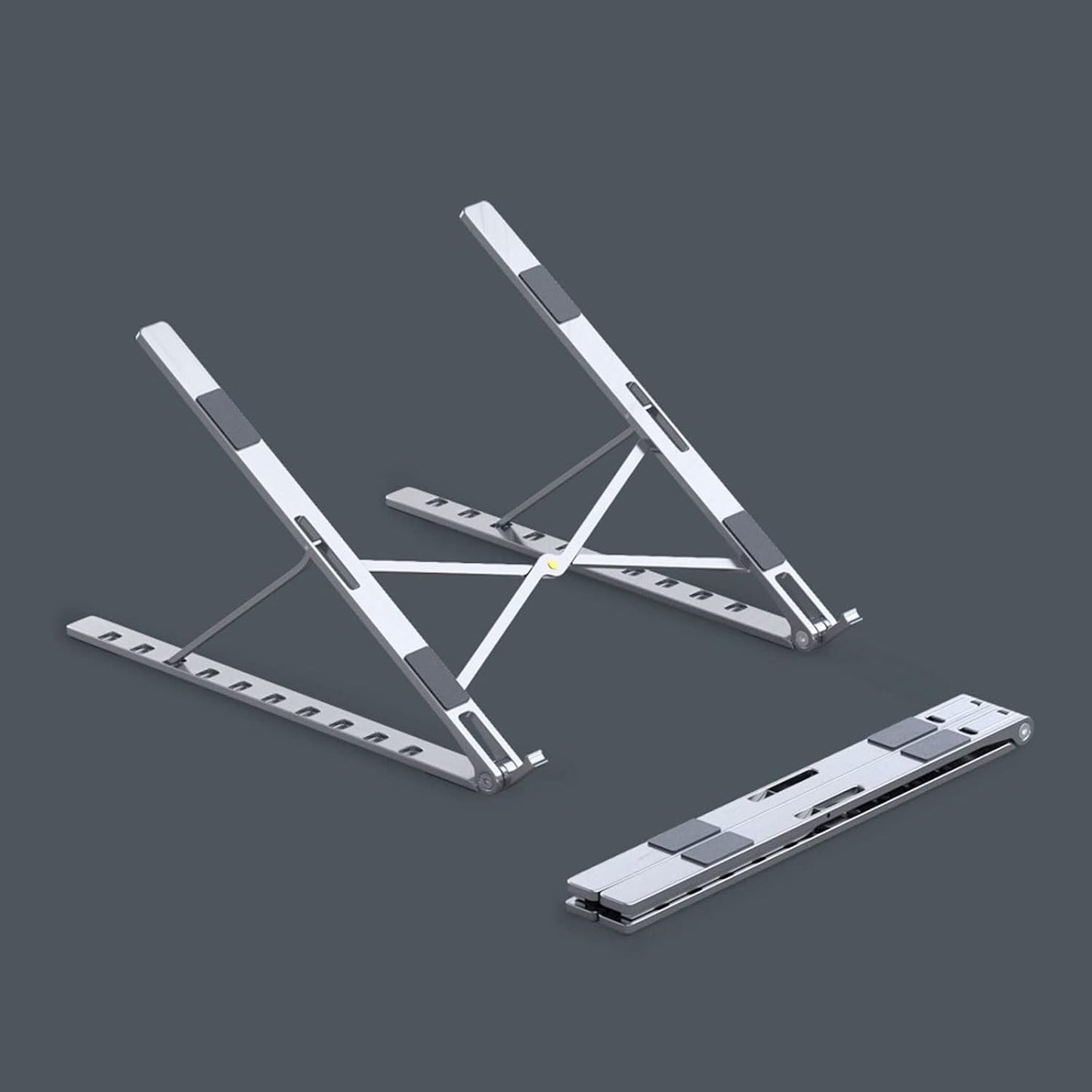 Soporte Ergonómico Plegable para Portátil y Tablet de Aluminio – Ajustable, Resistente y Antideslizante - innovagizmo.com