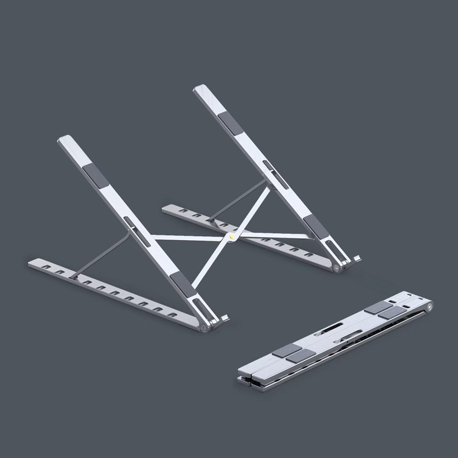 Soporte Ergonómico Plegable para Portátil y Tablet de Aluminio – Ajustable, Resistente y Antideslizante - innovagizmo.com