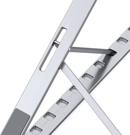 Soporte Ergonómico Plegable para Portátil y Tablet de Aluminio – Ajustable, Resistente y Antideslizante - innovagizmo.com