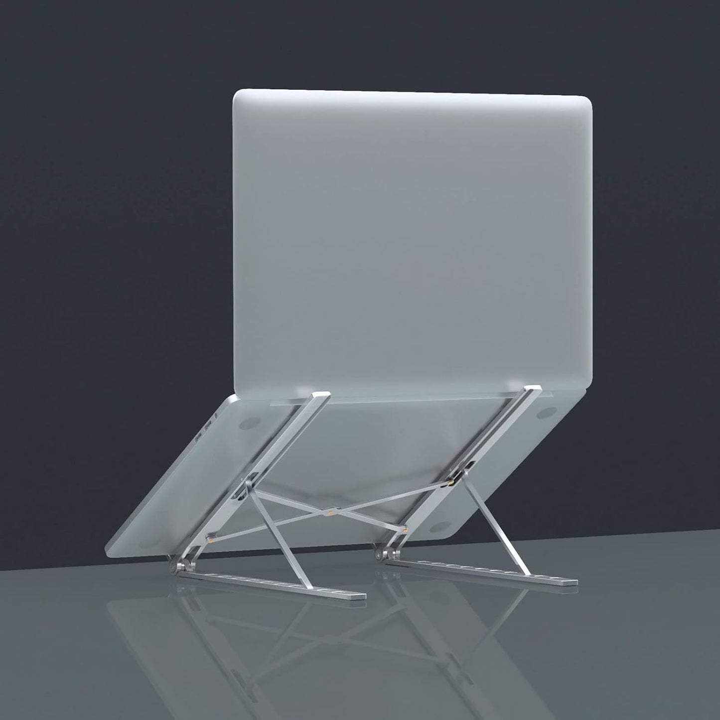 Soporte Ergonómico Plegable para Portátil y Tablet de Aluminio – Ajustable, Resistente y Antideslizante - innovagizmo.com