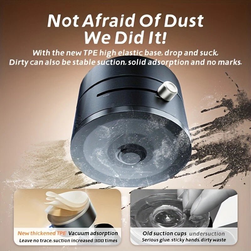 Soporte Magnético al Vacío para Teléfono Móvil 360° – Ventosa Fuerte y Plegable - innovagizmo.com