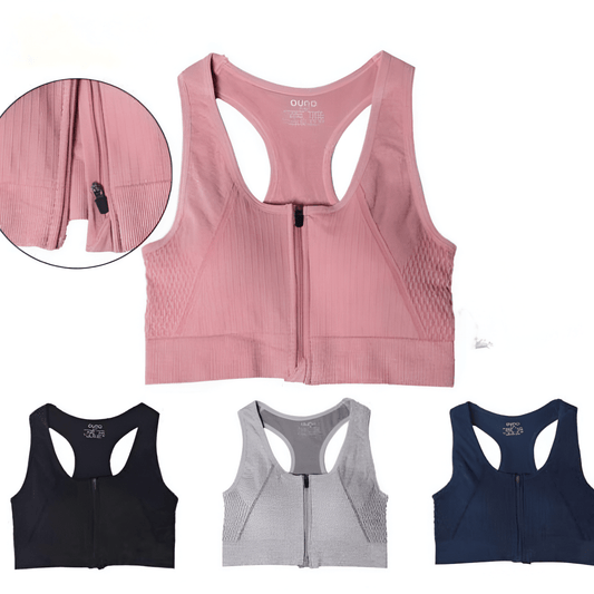 Sujetador Deportivo Alto Impacto con Cremallera - innovagizmo.com